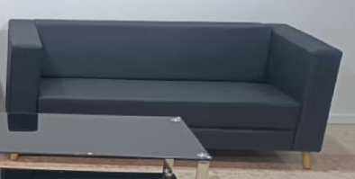 KIONG CUSHION Three Seated Sofa with metal leg