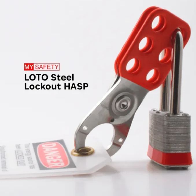 LOTO SAFETY 6 LOCKOUT HASP 25MM