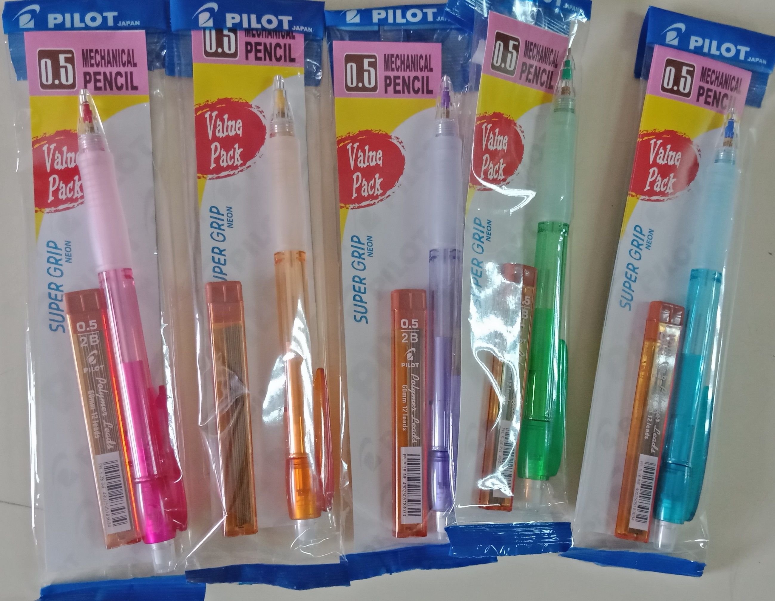 Pilot Mechanical Pencil Super Grip 0.5 H-185N