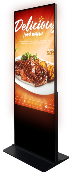 Nugens 55" Digital Signage Standee Touchscreen NC-A24DA55GT (Windows) Free Delivery & Installation