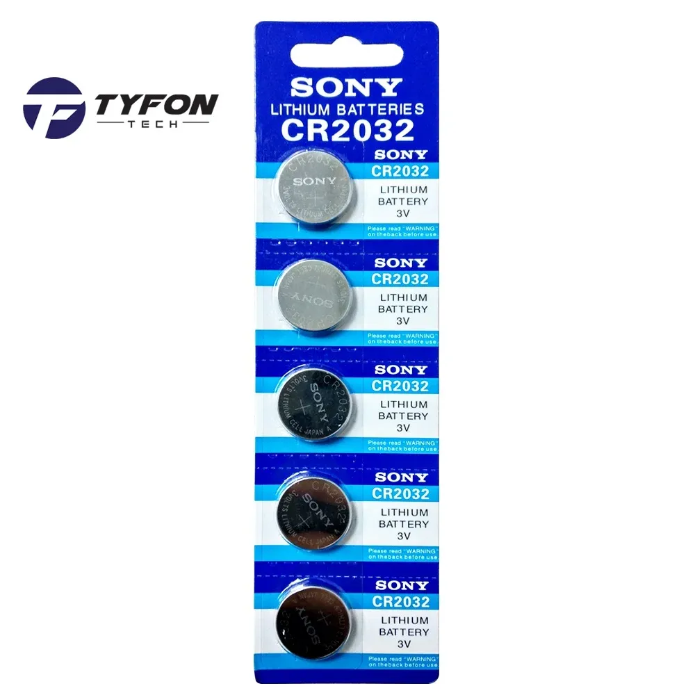 5pcs Sony Lithium 3V CMOS 220mAh Li-ion Button Cell Battery (CR2032)