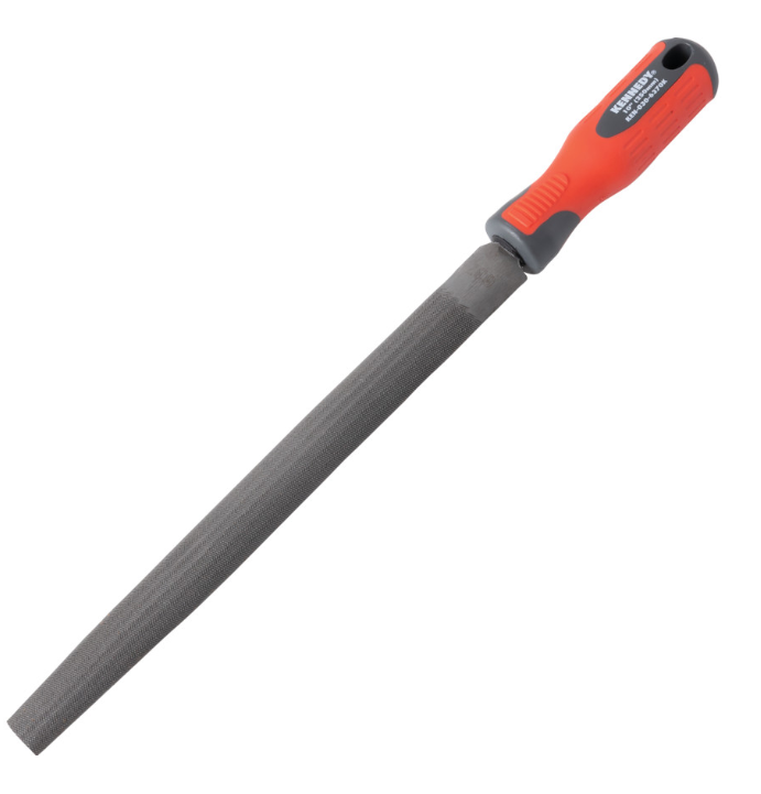 Kennedy-Pro 250mm (10") Half Round Second Engineers File With Handle KEN0306370K