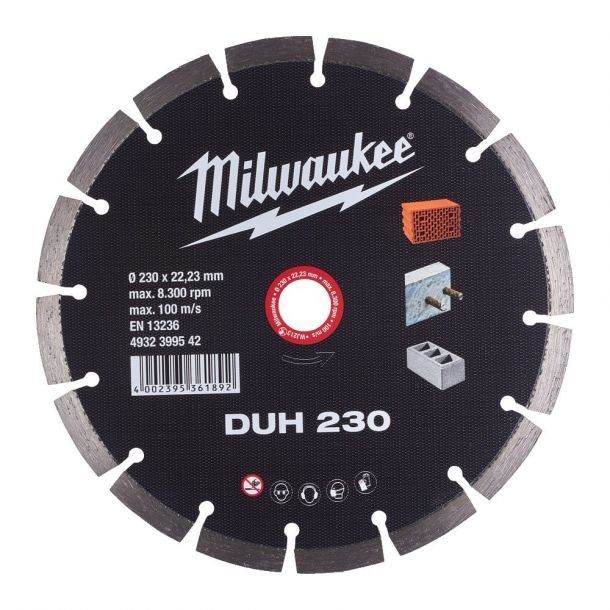 MILWAUKEE 9" Diamond Blade (M18FCOS230), 5-7/8" 34T Ferrous Metal Blade M18FMCS)
