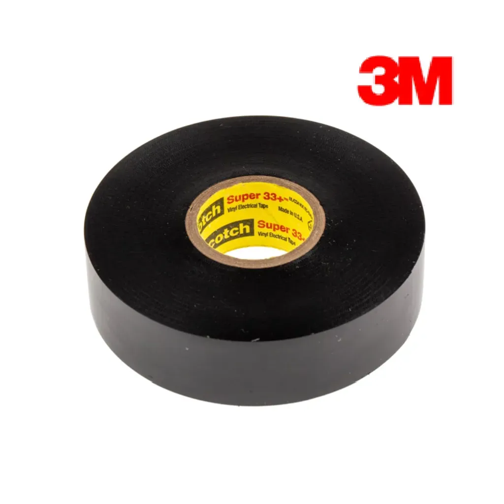 *3M PVC TAPE 18MM X 5MTR FOR ELECTRICAL INSULLATION TAPE, BLACK COLOUR