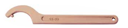 Temo 34-36mm Safety Pin Type Hook Spanner - Be-Cu