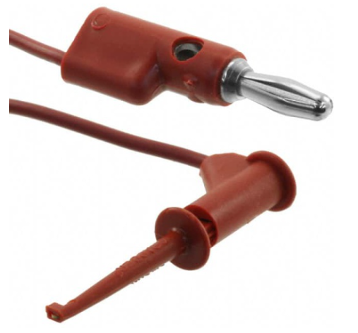 Fluke PATCH 5053-24-2 Micrograbber/banana Plug (red)
