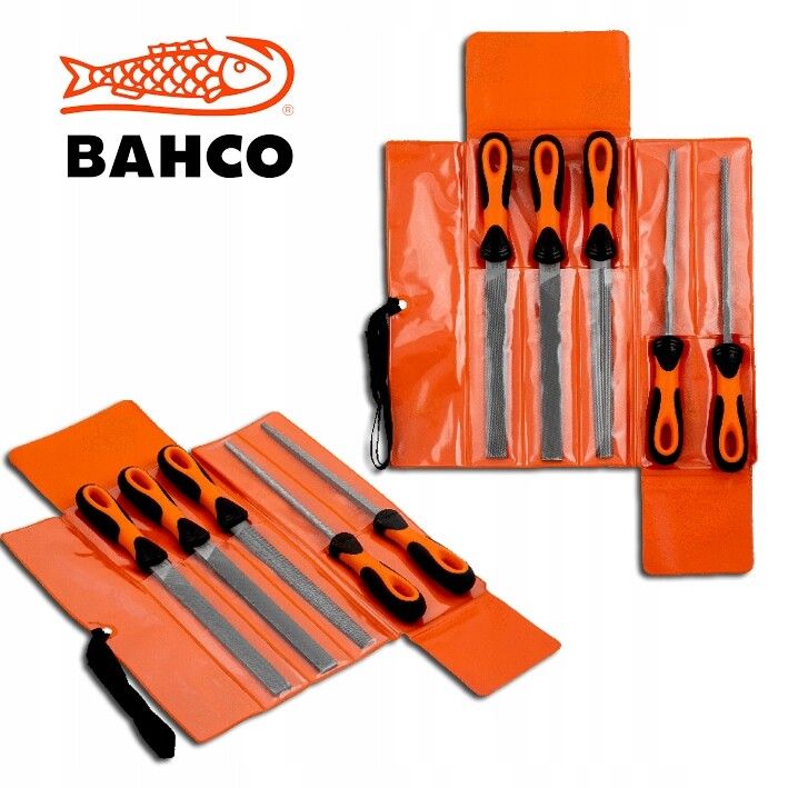 Bahco *Bahco 5pcs Bastard Engineers File Set - 1-478-08-1-2