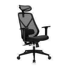 Office chair with head rest