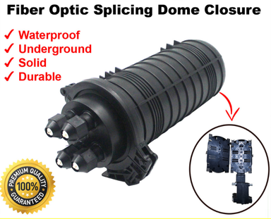 FIBER OPTIC SPLICE MECHANICAL CLOSURE DOME 12/24/48/96CORE FJ301