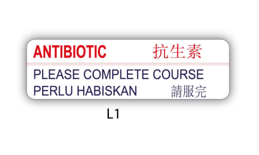 DOC STICKER - ANTIBIOTIC