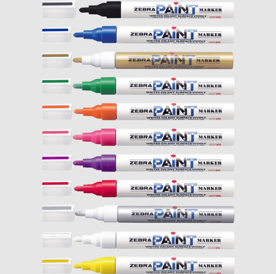 ZEBRA (1.5MM) PAINT MARKER (10 PCS/BOX)