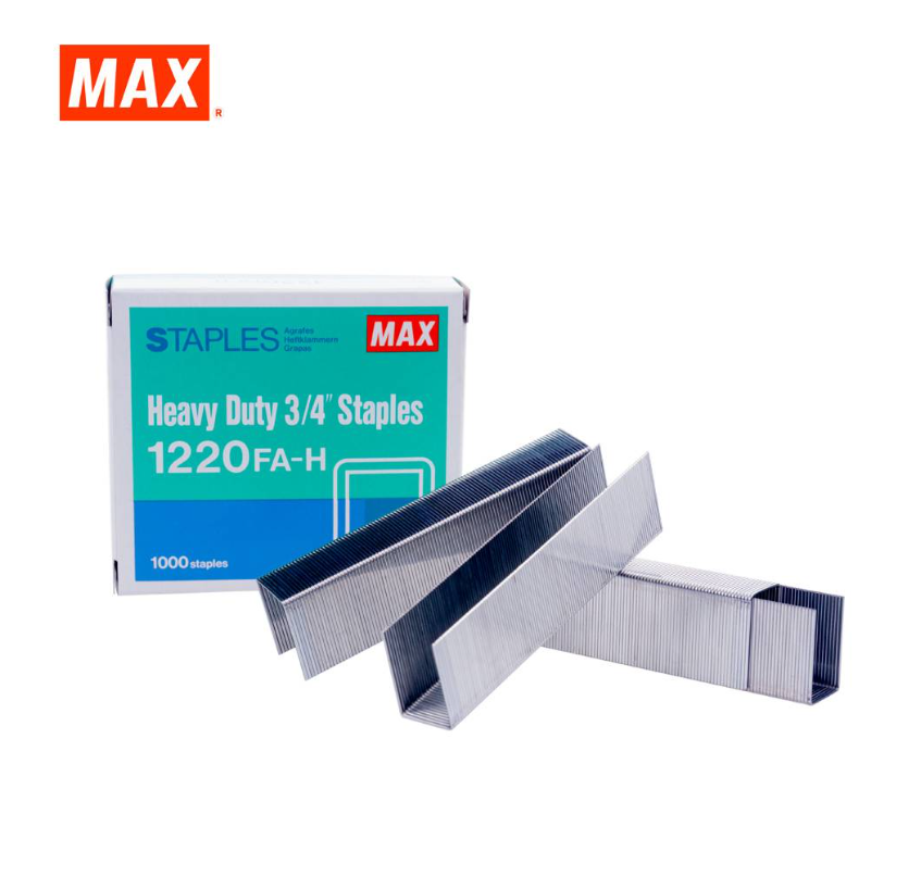 MAX 1220FA-H STAPLES (STAPLER BULLET) - 1000 STAPLES / BOX