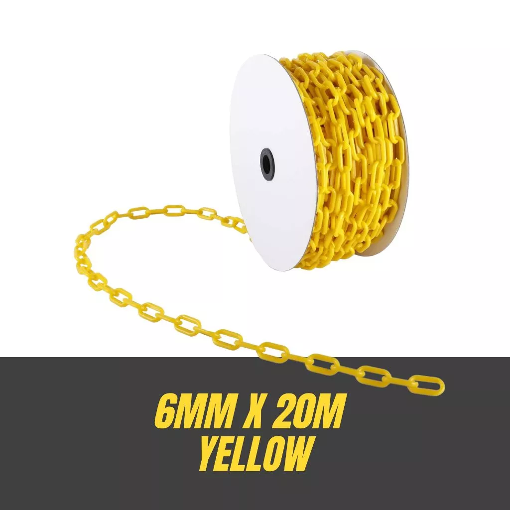 OEM PVC Safety Plastic Chain 6mm x 20meter