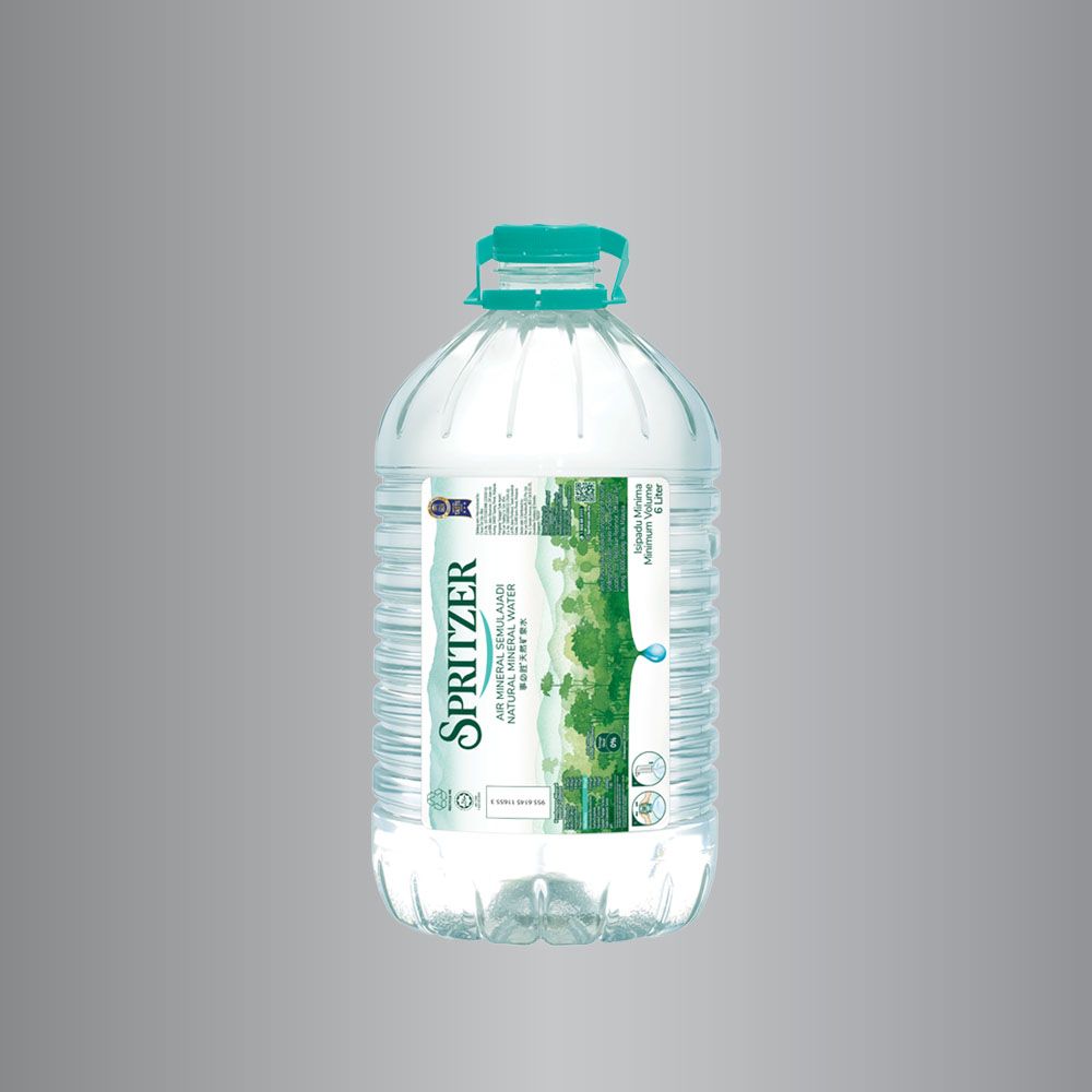 SPRITZER NATURAL MINERAL WATER 6L X 2