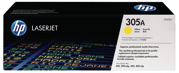 HP LaserJet Toner Cartridge 305A Yellow CE412A