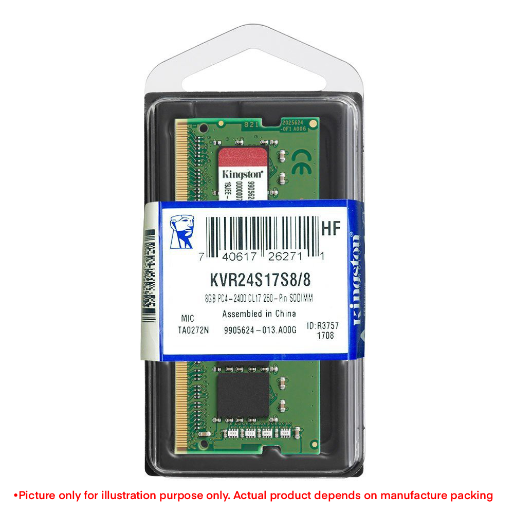 Genuine Malaysia Kingston Warranty - Kingston SODIMM Notebook (Laptop) DDR4 2666Mhz / 3200Mhz Value RAM ( 4GB / 8GB / 16GB )