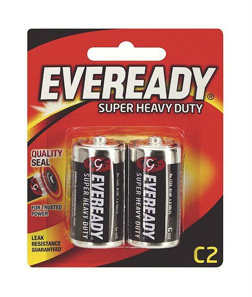 EVEREADY 1235BP2 30 BATTERY C 2'S (SUPER HEAVY DUTY)