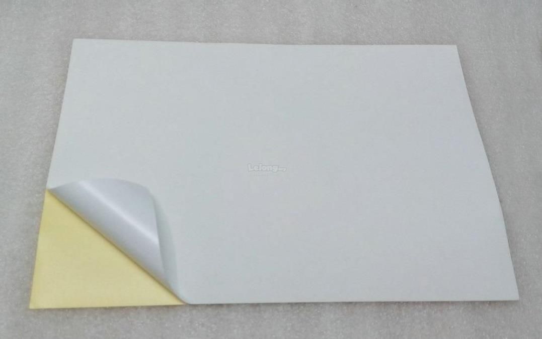 A4 Self Adhesive Labels - White