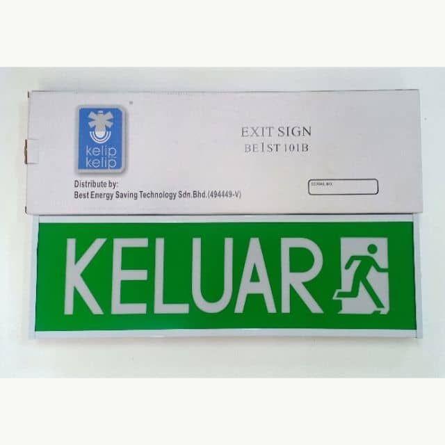 PAPAN TANDA KELUAR BERLAMPU