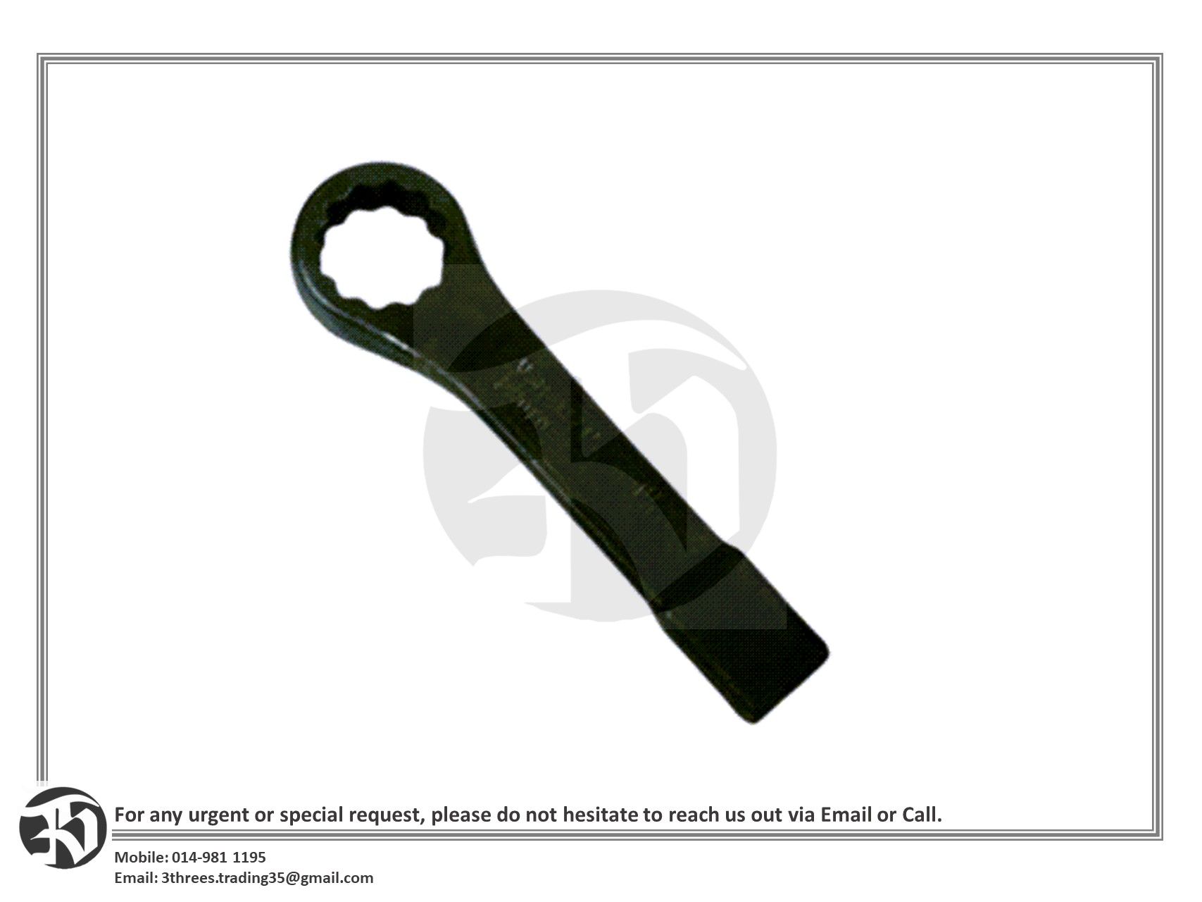 Proto Wrench Box Slugging Offset 80mm Af 12 Pt Super H/D Steel Black 17.23/64'' L HD080M