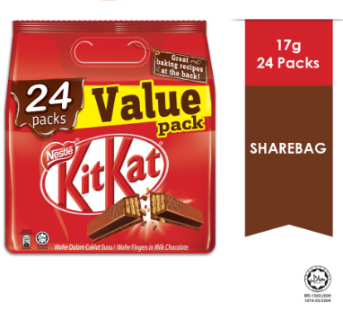 *Nestle KITKAT 24 Packs Value Share bag