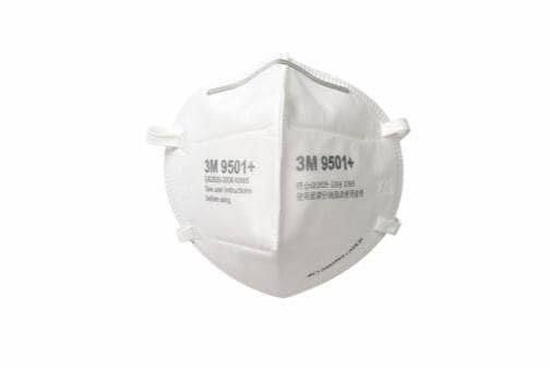 [DOSH/SIRIM CERTIFIED] 3Mâ„¢ Particulate Respirator 9501+, KN95/P2, 50 EA/Box