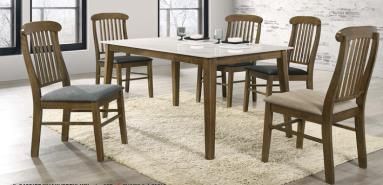 Set Meja Makan Kayu