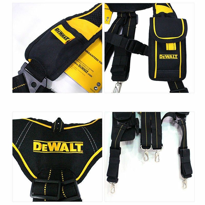 Dewalt DWST80915-8 Pro Work Tool Belt Mobile Pouch Adjustable Suspender