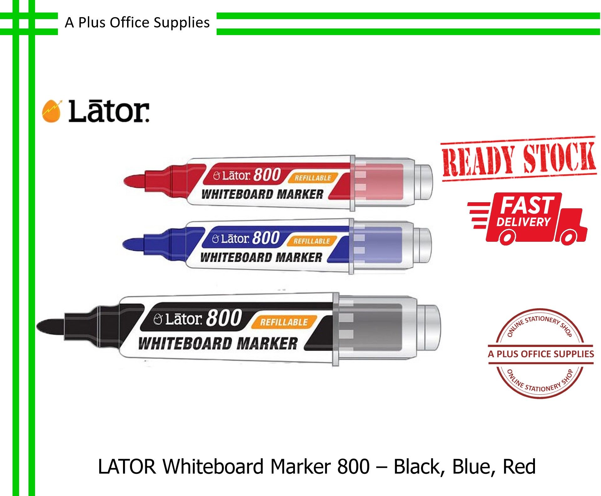 LATOR Whiteboard Marker 800 / Marker Papan Putih