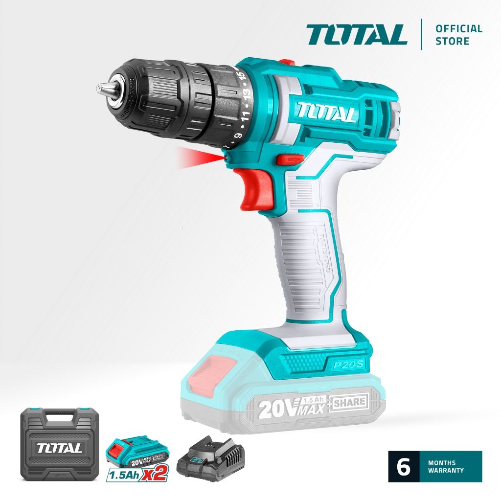 TOTAL TDLI20028 LI-ION CORDLESS DRILL