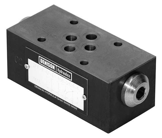 Parker *Parker Double CETOP Mounting, Hydraulic Check Valve, ZRE-AB01-D1, 60L/min, 1.2bar Cracking Pressure