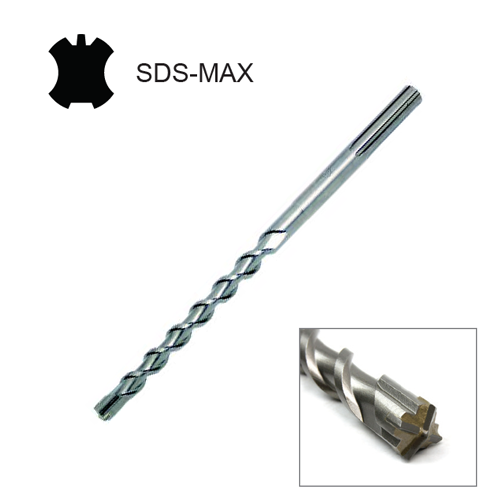 M10 SDS-Max High Quality TCT Concrete Drill Bit (Cross Head)