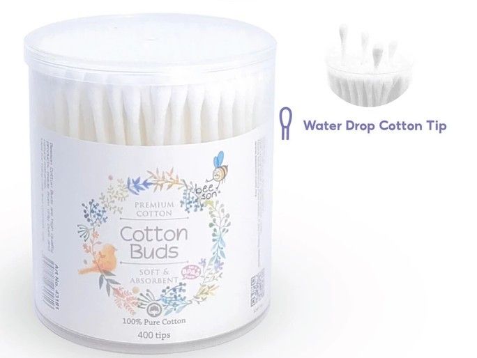 Beeson 100% Soft Putik Telinga Bayi /Double Head Cotton Buds Disposable Cotton Swabs 3pcs 4318 1 / 8125 0 / 81130 43181 (Adult) 3pcs SL-81250-KK