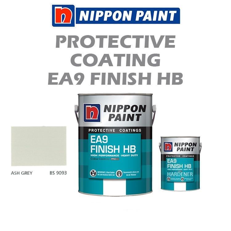 NIPPON HIGH PERFORMANCE PROTECTIVE COATING - EA9 FINISH HB - ASH GREY BS9093