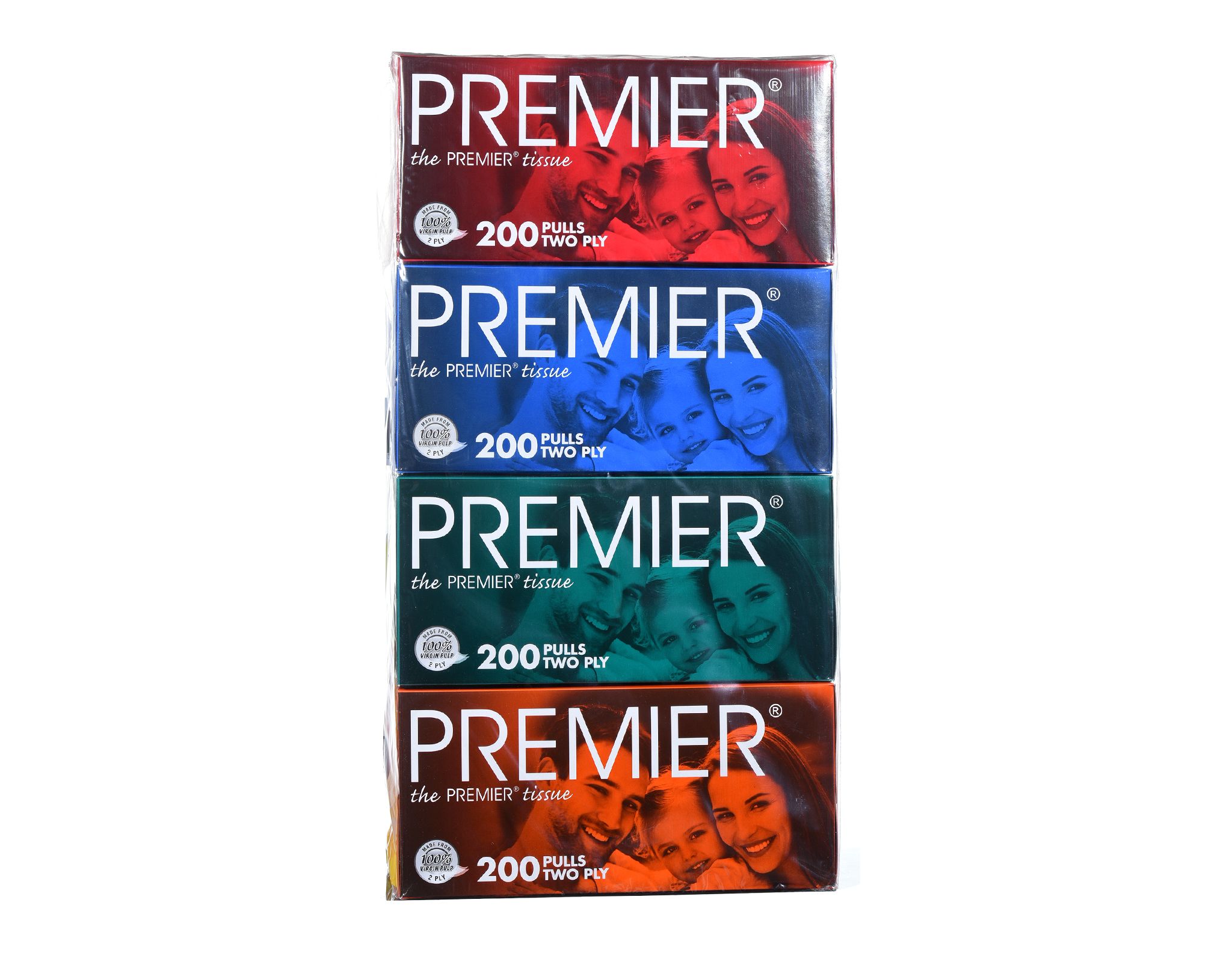 PREMIER TISSUE (4 BOX / CTN - 2 PLY)