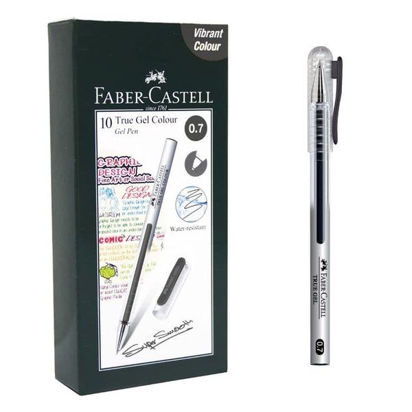 FABER CASTEL TRUE GEL PEN 0.5 (BLACK)