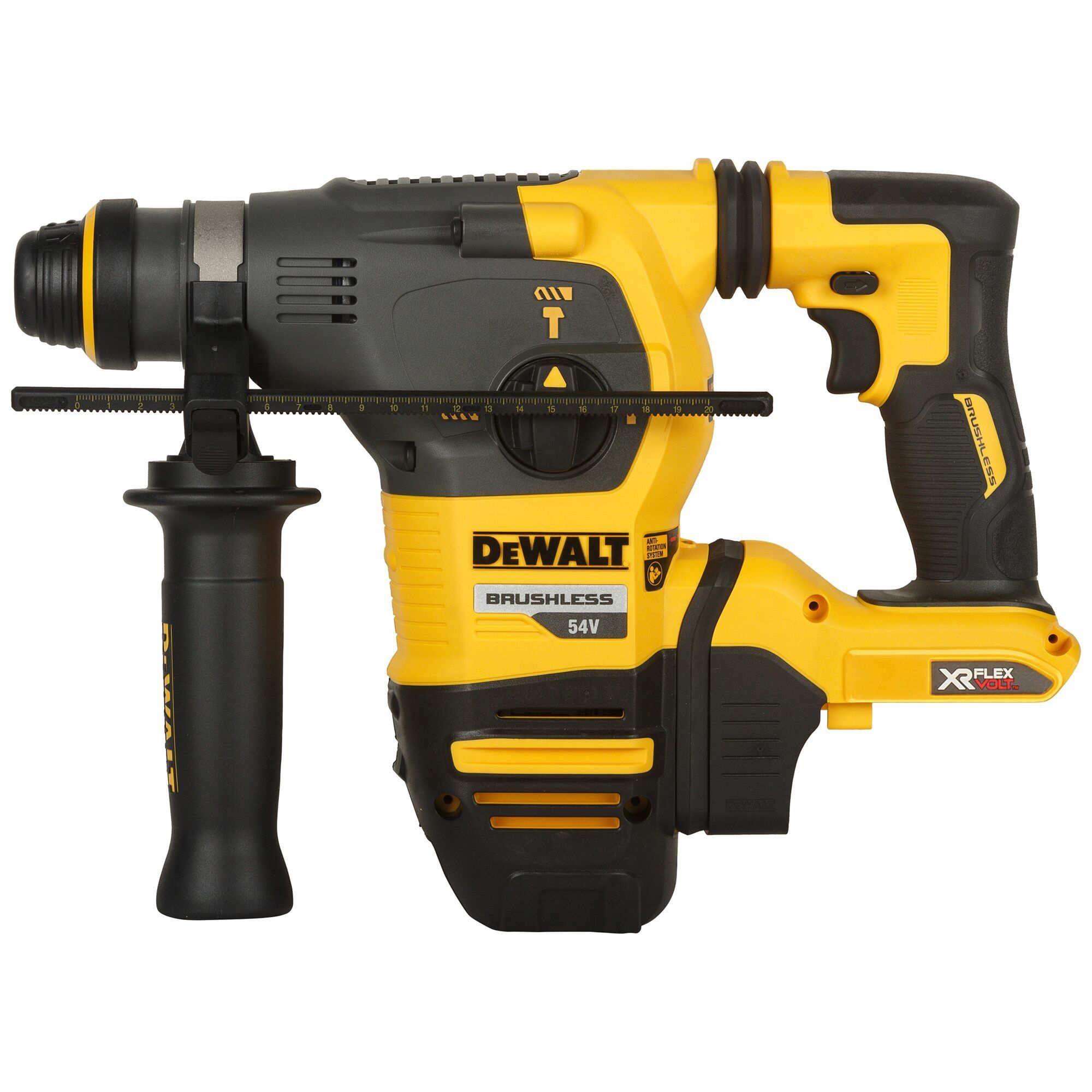 DEWALT DCH333NT-XJ 54V LI-ION Brushless 3 Mode SDS-Plus Hammer 30mm