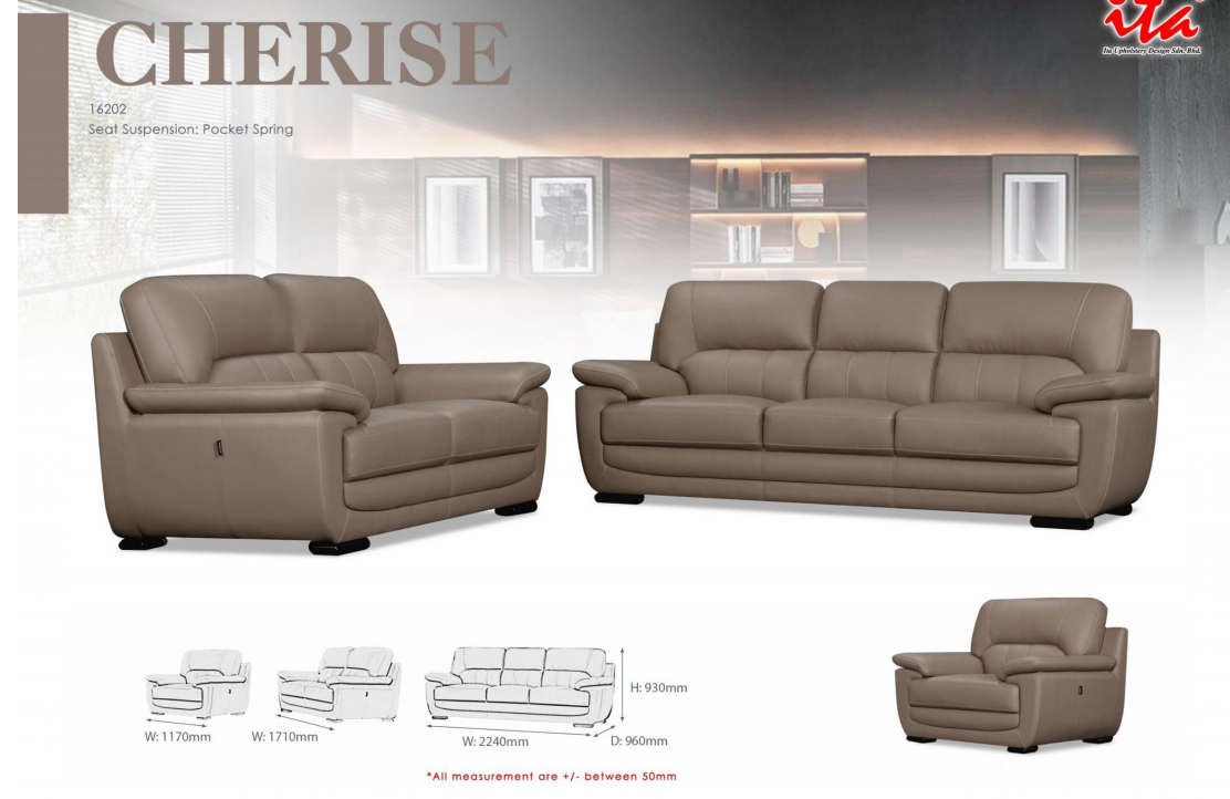 ITA OFFICE SOFA SET - CHERISE 16202