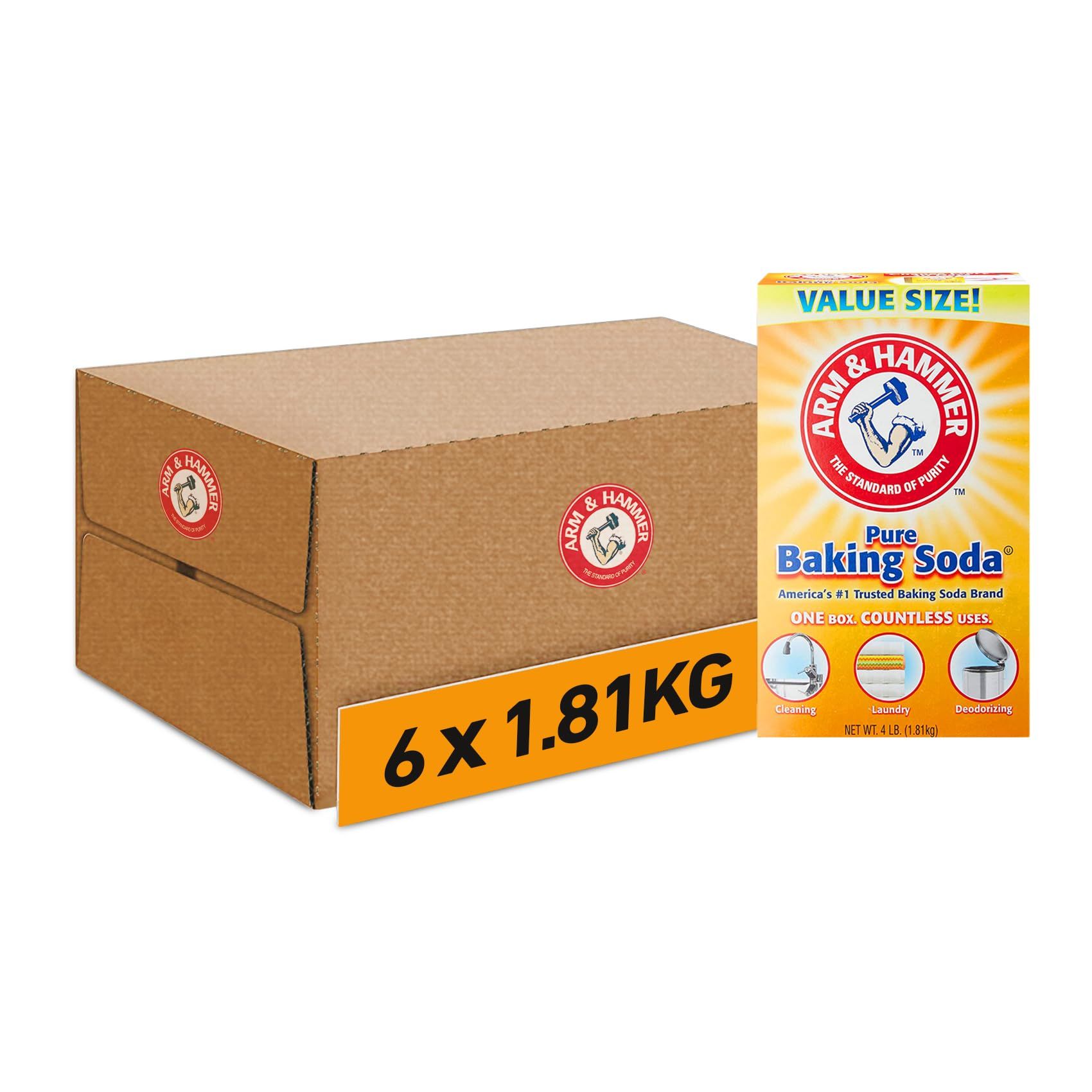 ARM HAMMER SODA BIKARBONAT 1.81KG [LOOSE] | 6'S X 1.81KG [CARTON]