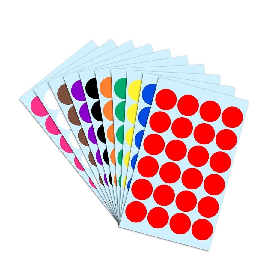 ROUND STICKER LABEL 25MM