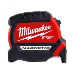 Milwaukee 8m / 26ft, 5m / 16ft Compact Magnetic Tape Measure
