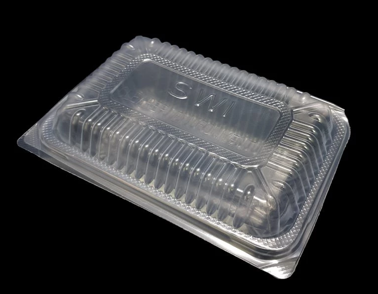 Disposable Plastic Food lunch box - 1pack/100pcs