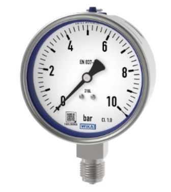WIKA Pressure Gauges 232.50.63 (0 To 10 Bar) 63mm