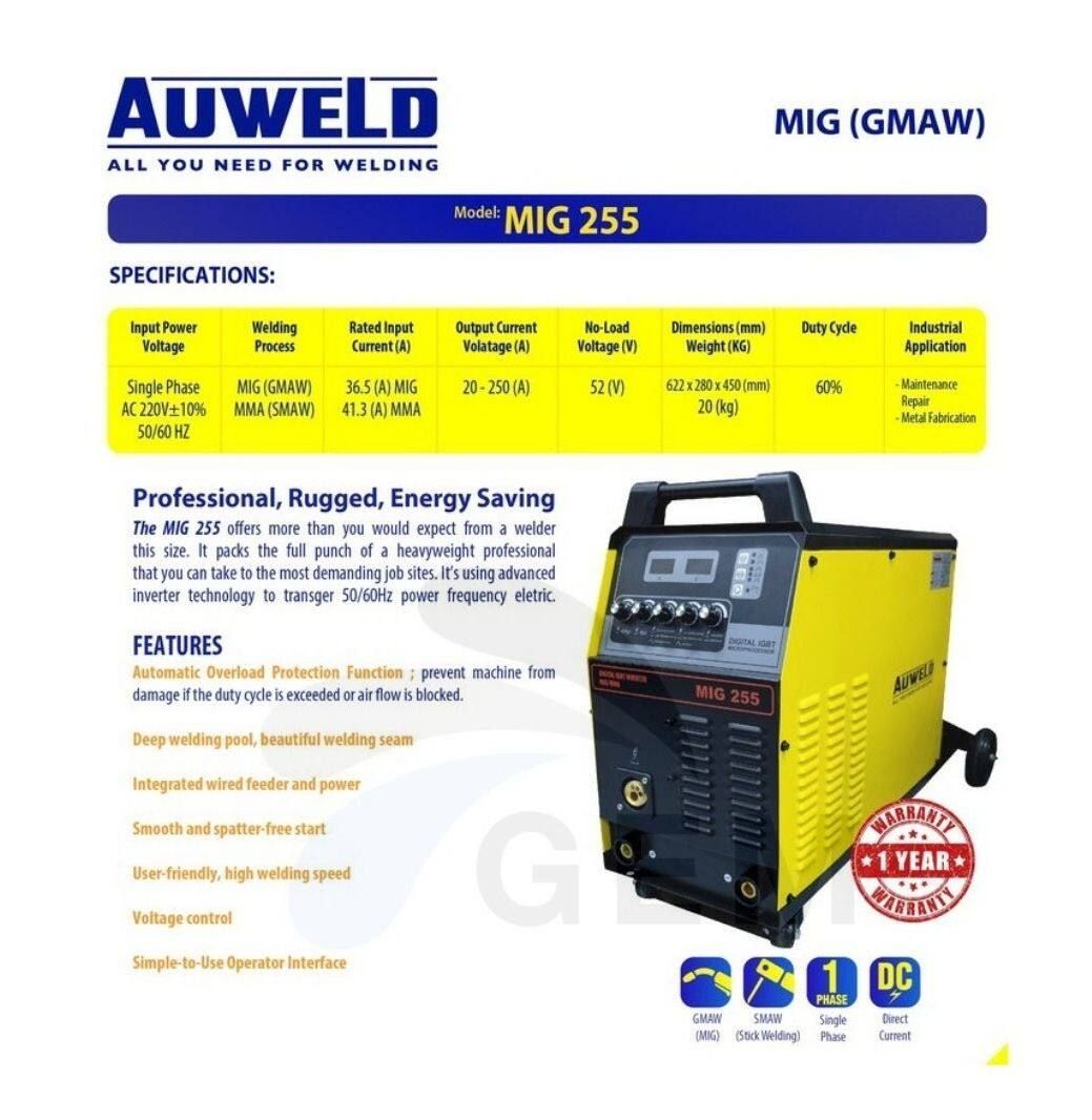 Auweld MIG ARC Welding Machine 255