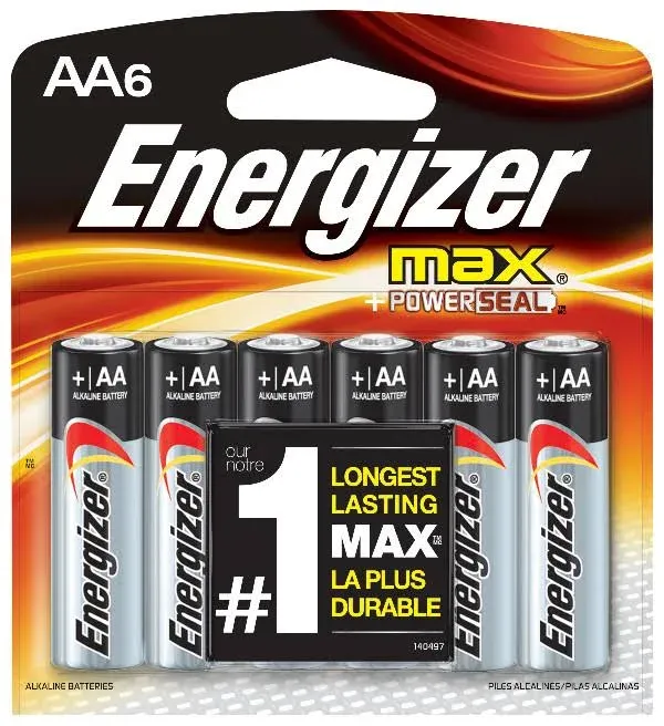 ENERGIZER ALKALINE BATTERY AA (6PCS/PACK)