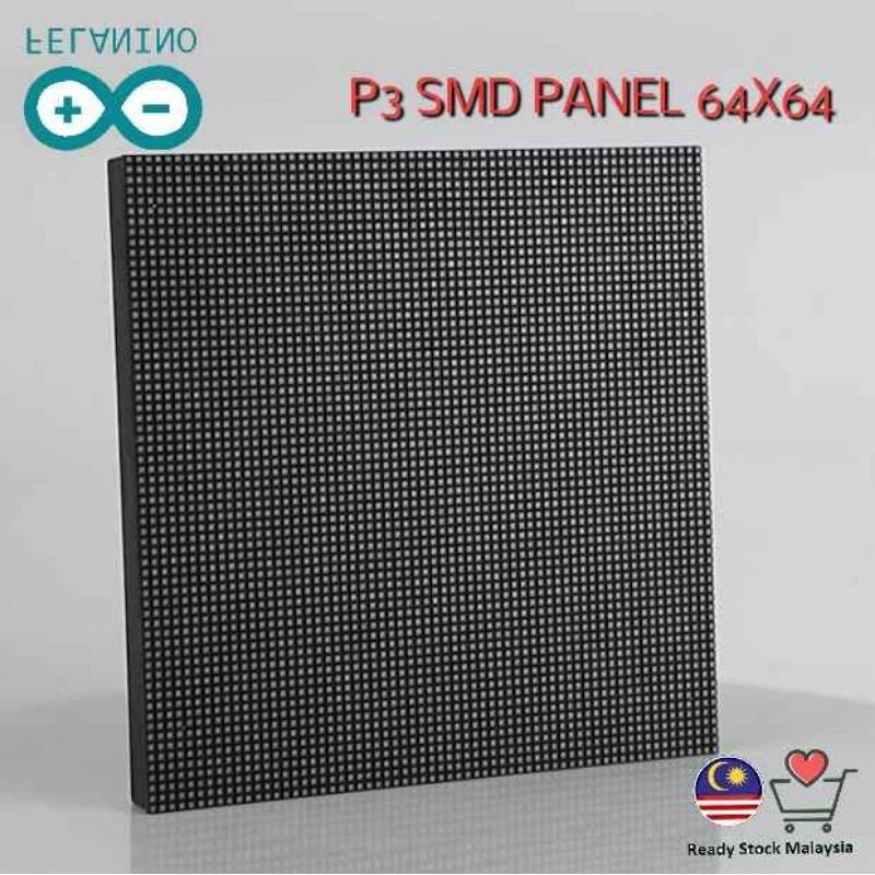 Full Color LED Module Board for Indoor LED SIGN Project (IP3 64x64 Pixels 1/32scan Dot Matrix RGB)
