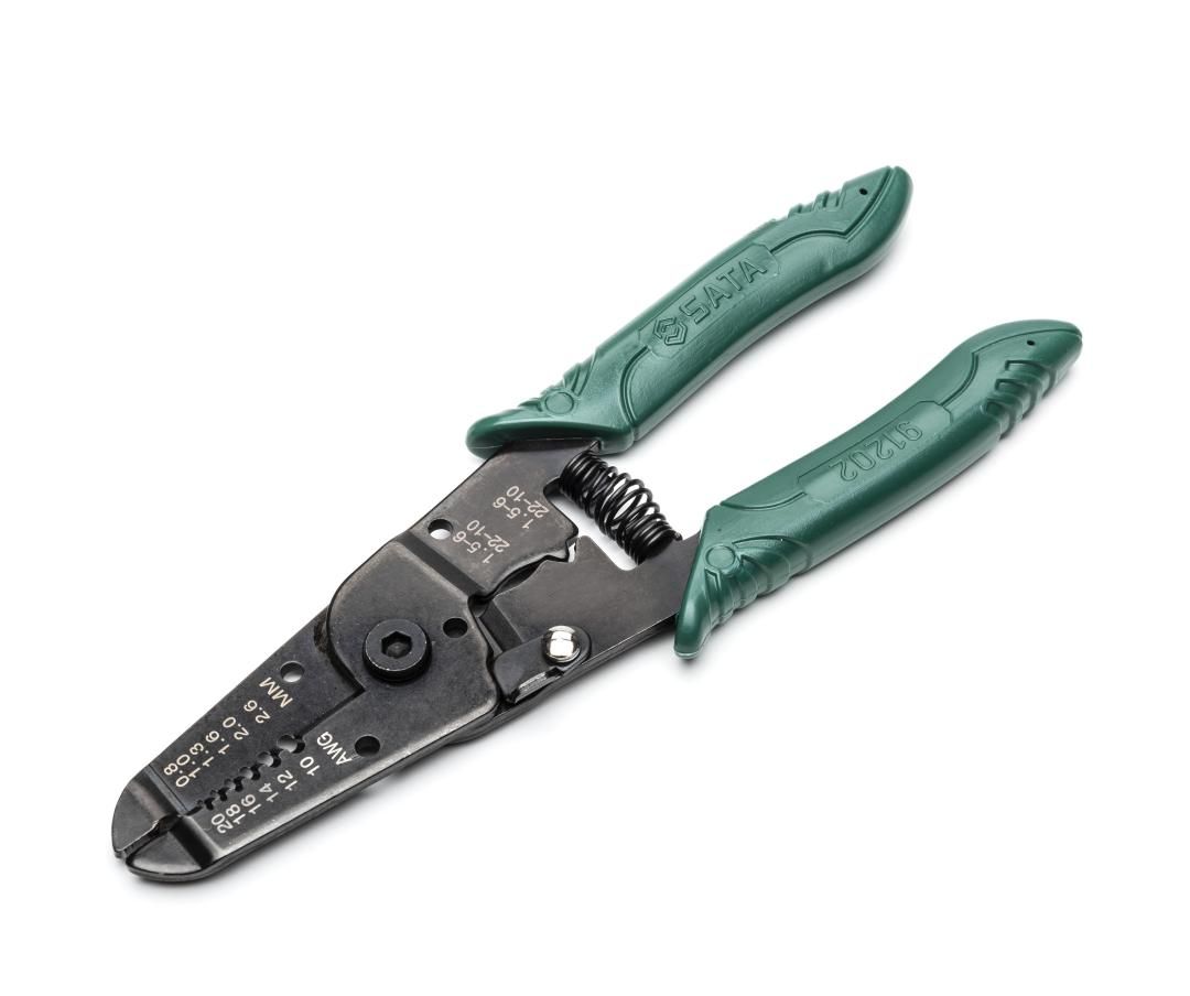 SATA wire stripper with cutter 6"