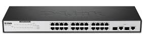D-LINK STD 24-PORTS + 2 GIGABIT (DES-1026G)