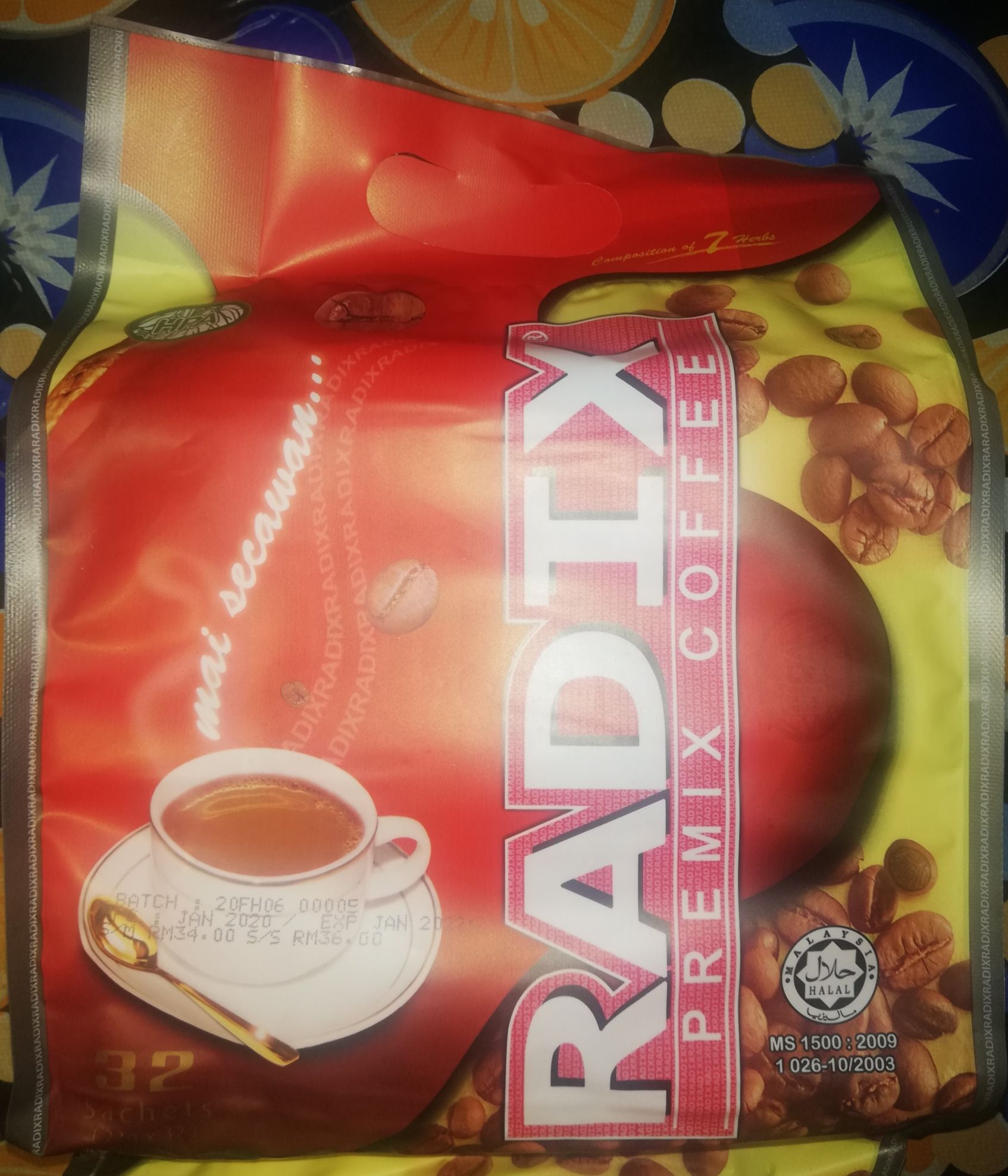Radix Jumbo 3 in 1 32sachets