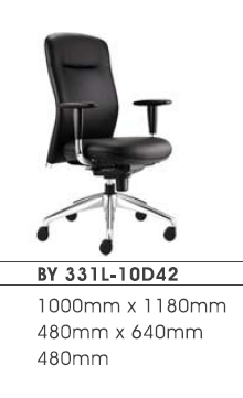 NEXUS BYRON PRESIDENTIAL MEDIUM BACK CHAIR - BY331L-10D42